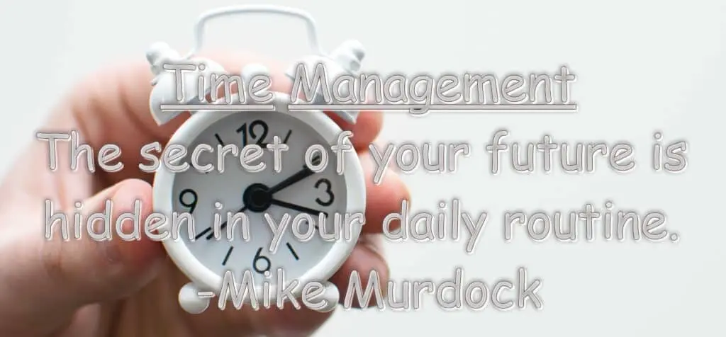 A clock shows the passing of time and shows how important time management is in life for teenagers.